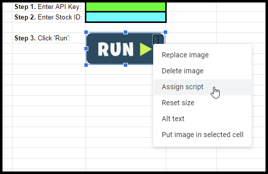 Assign Script.