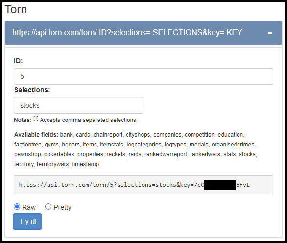 Call Stock API.